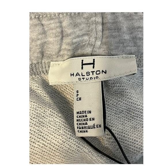 H Halston Studio shorts gray drawstring C3057 - Picture 4 of 4